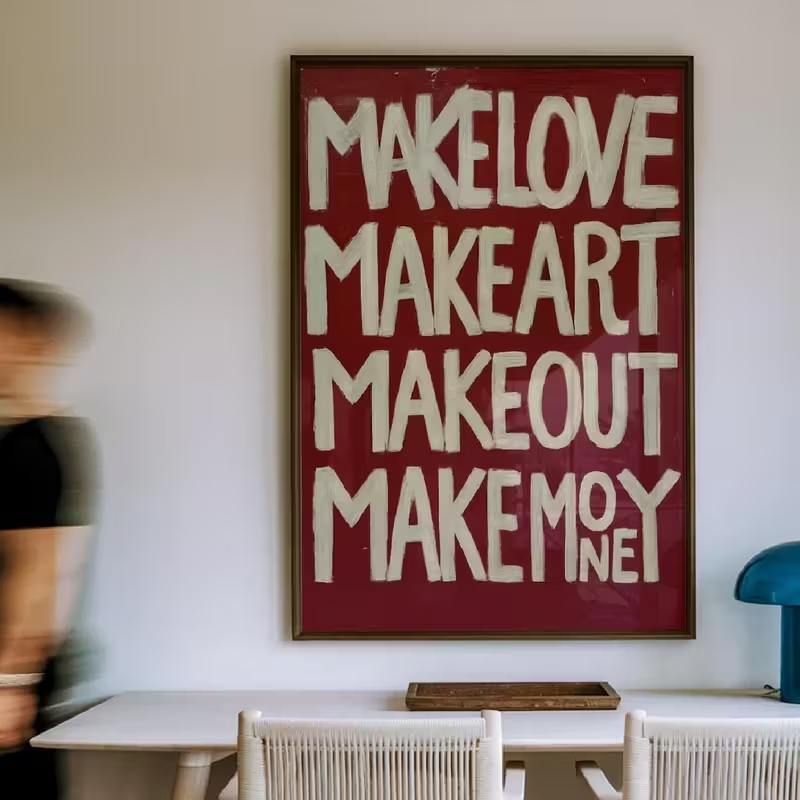 Home Decor Handmade - โมเดิร์น,เรโทร เซลฟ์เมด เลิฟ คิสส์ มี ควอตส์