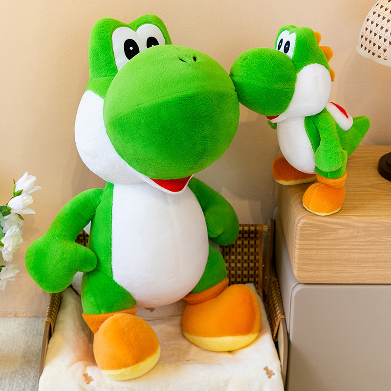 Home Decor Collection - ตุ๊กตายี่ชิสีเขียวสุดน่ารัก ของเล่นตุ๊กตาไดโนเสาร์นุ่มนิ่ม หมอนอิงแสนสบาย ของตกแต่งบ้าน ของสะสม ของขวัญวันหยุด