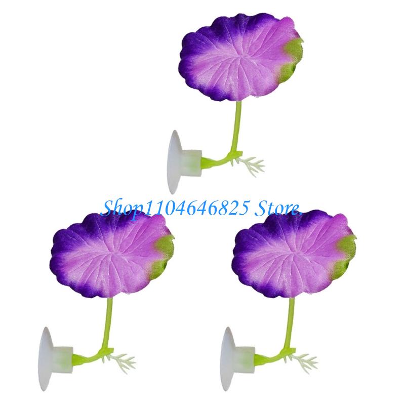 Home Decor Habitat - พืชน้ำหลากสีสันประดิษฐ์สำหรับตู้ปลา อุปกรณ์ตกแต่งตู้ปลาขนาดเล็กสำหรับปลากัด