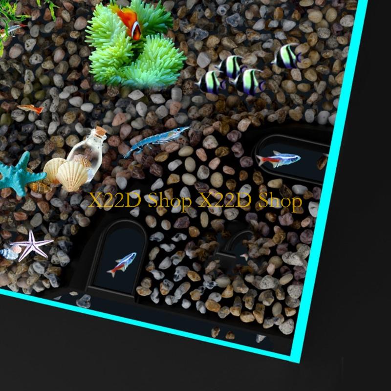 Home Decor Habitat - X22D ถ้ำอุโมงค์ประดิษฐ์สำหรับตกแต่งถังปลา Aquarium Office Decors