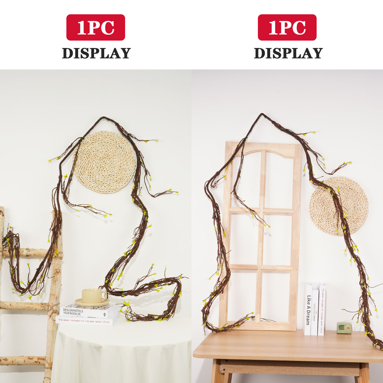 ต้นไม้ปลอมเทียม3เมตรสำหรับแขวน - Rattan Plant Basket บทวิจารณ์และราคา