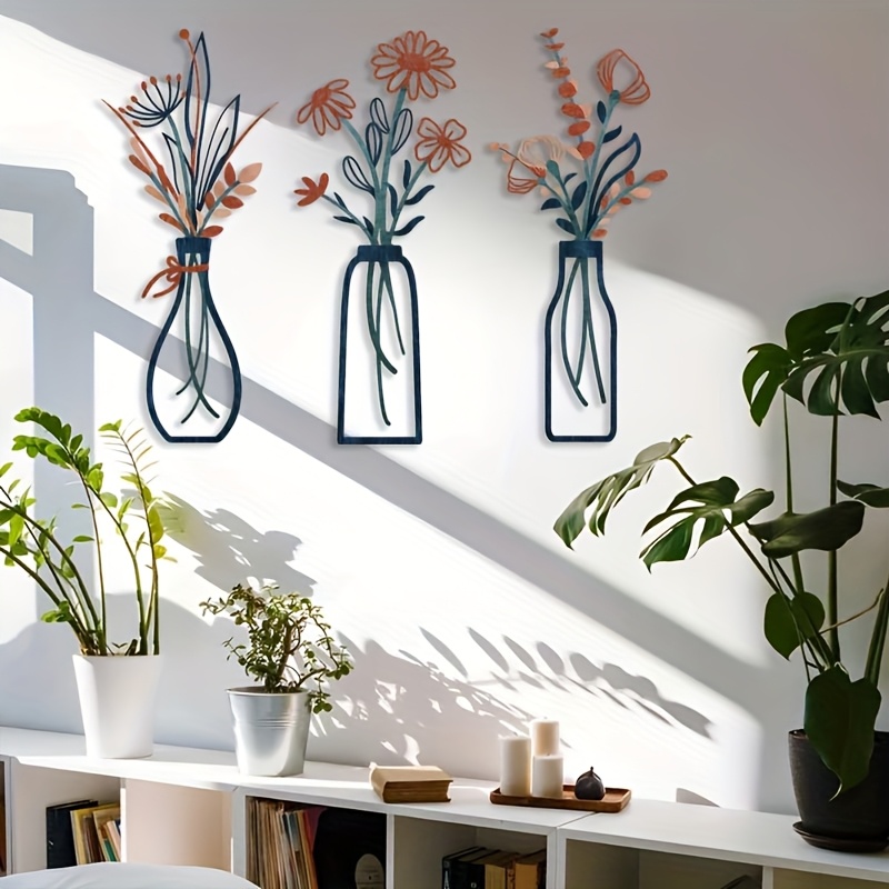 ประติมากรรมติดผนังลายดอกไม้ขนา - Home Decor Event บทวิจารณ์และราคา