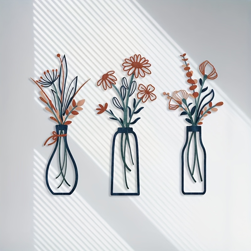 ประติมากรรมติดผนังลายดอกไม้ขนา - Home Decor Event บทวิจารณ์และราคา
