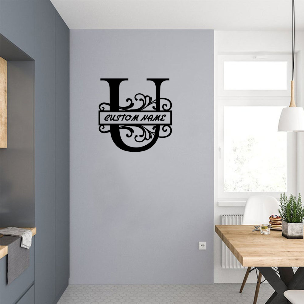 1PC คูลเลตเตอร์ ยูสติ๊กเกอร์ติ - Home Decor Wall Stickers บทวิจารณ์และราคา