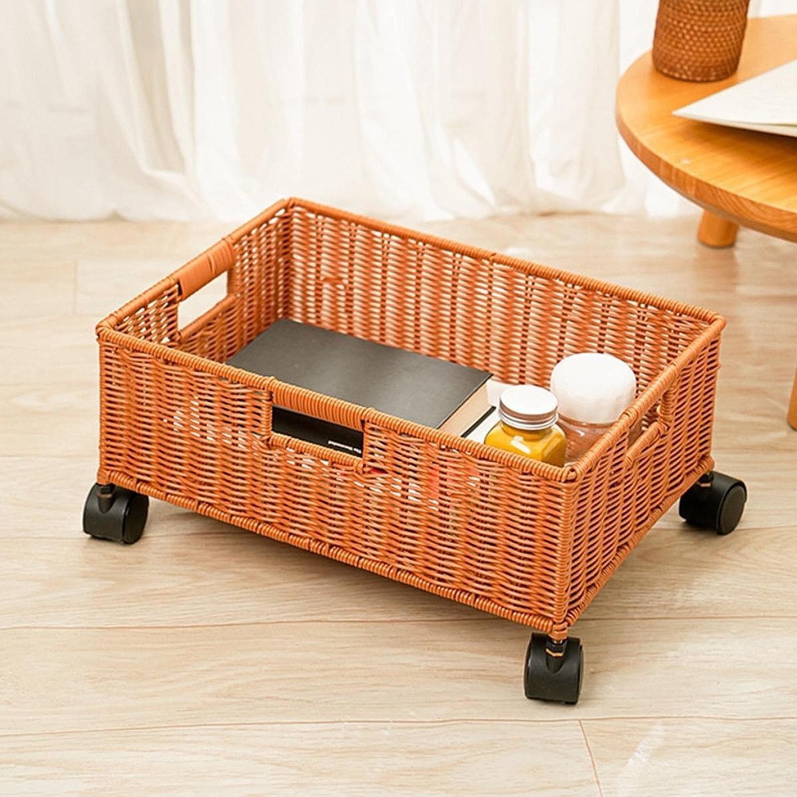 ตะกร้าเก็บของในห้องน้ำมีล้อ ตะ - Home Decor On Wheels บทวิจารณ์และราคา