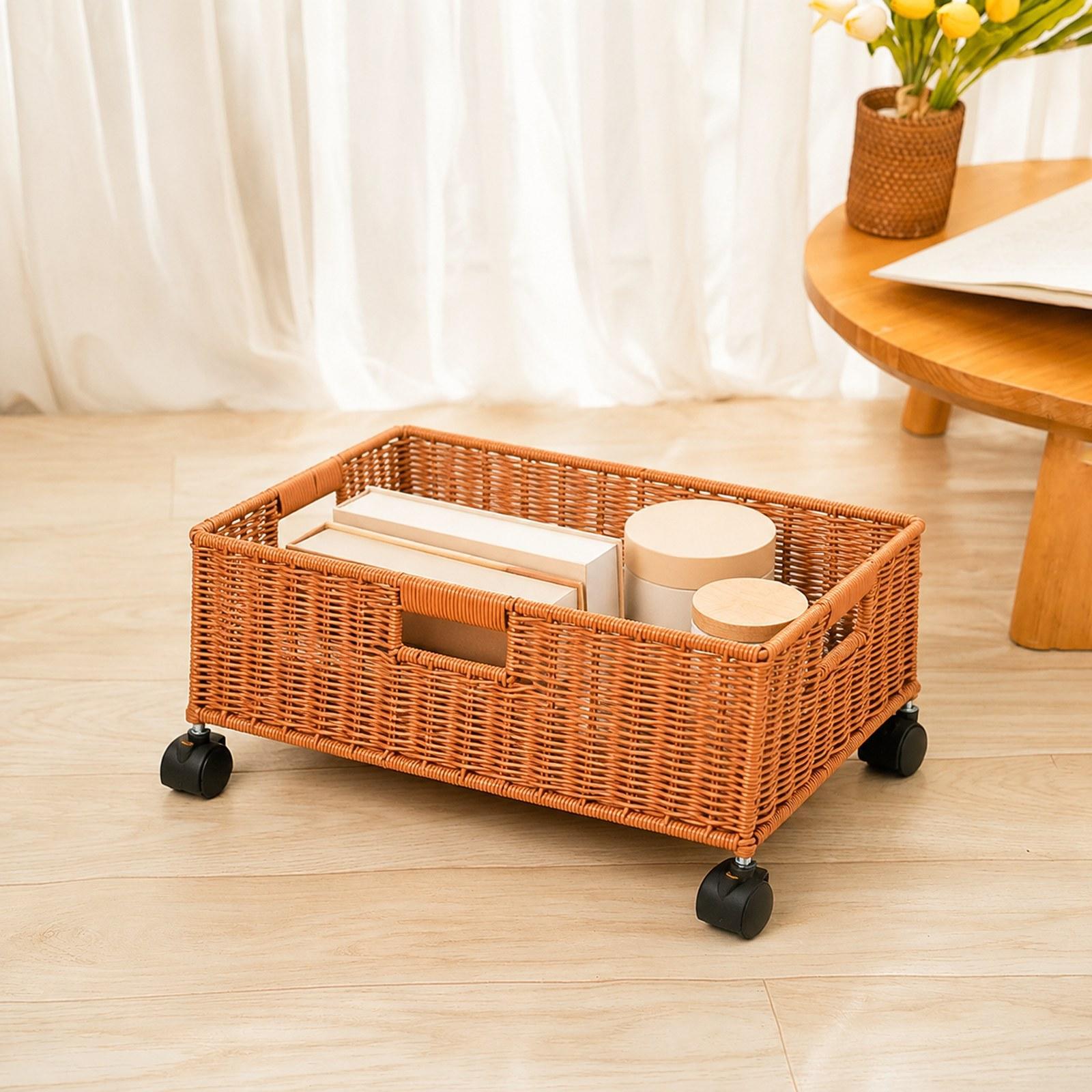 ตะกร้าเก็บของในห้องน้ำมีล้อ ตะ - Home Decor On Wheels บทวิจารณ์และราคา