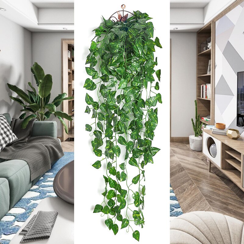 ต้นไม้เทียมเทียมแขวนผนังจำลองไ - Rattan Plant Basket บทวิจารณ์และราคา