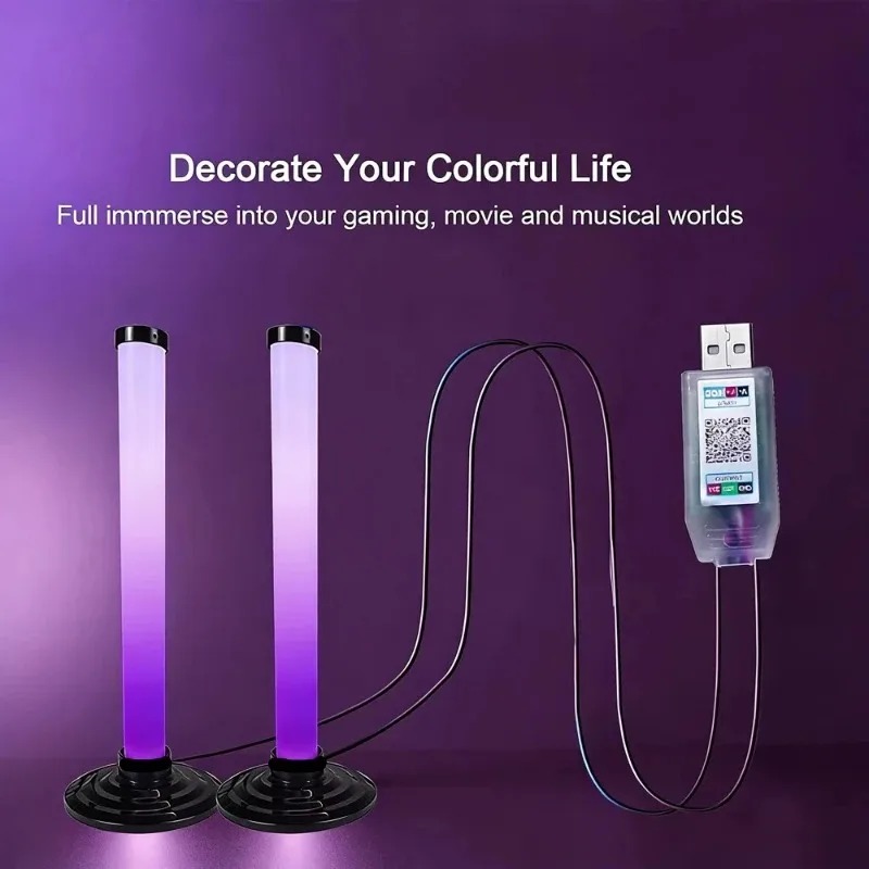 แถบไฟ LED RGB ใช้พลังงานผ่าน U - Home Decor Tv บทวิจารณ์และราคา