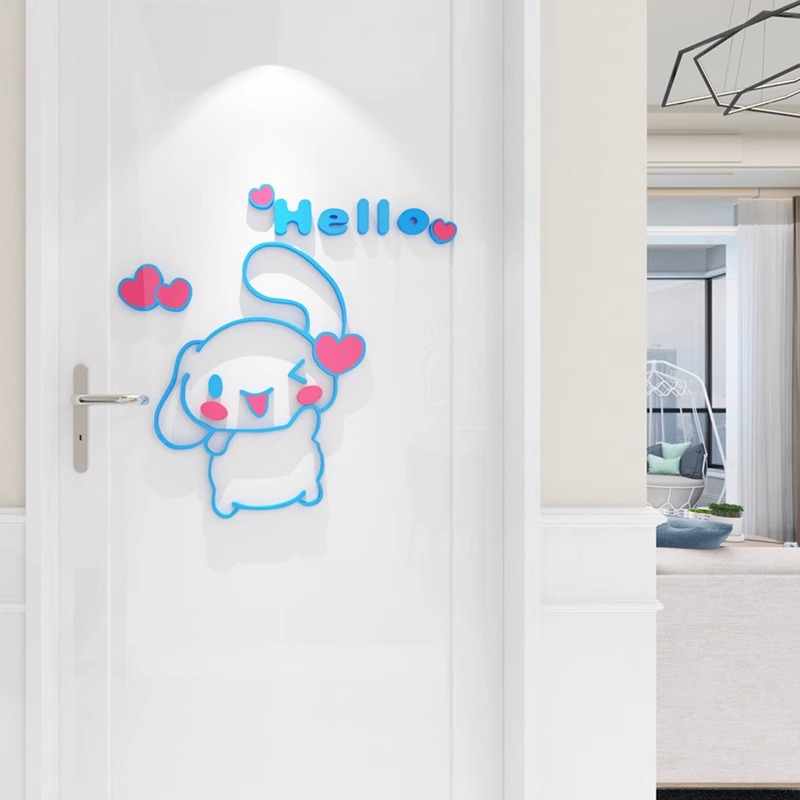 ซานริโอ ซินนามอนโรล 3D อะคริลิ - Home Decor Wall Stickers บทวิจารณ์และราคา