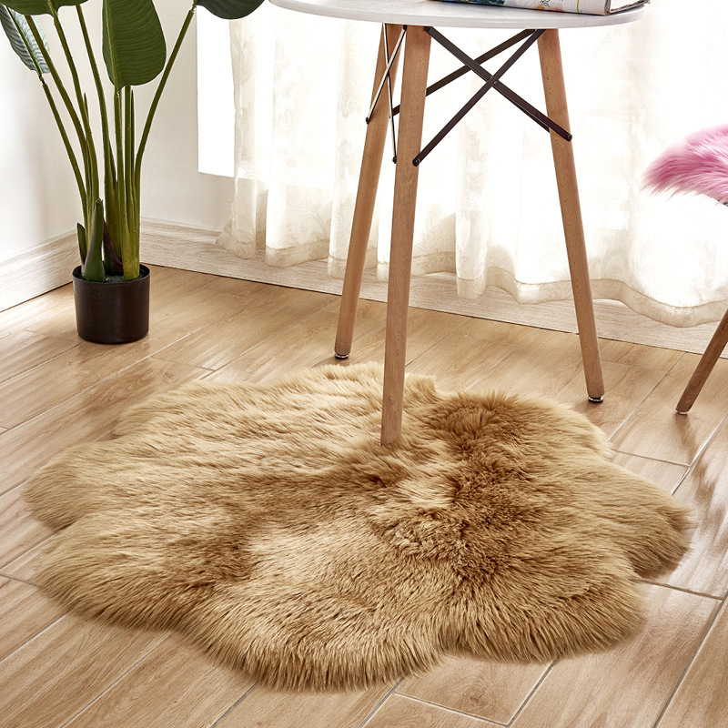 Plum Blossom รูปร่างนุ่ม Faux  - Cowhide Rug Faux บทวิจารณ์และราคา