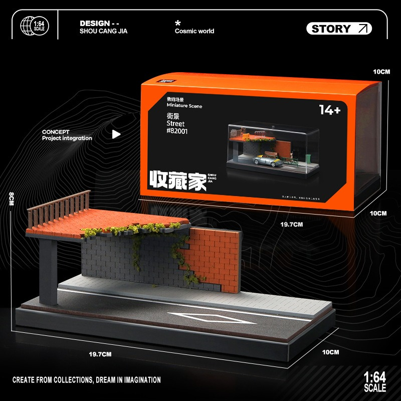จําลองฉากขนาดเล็กของ Street มุ - Home Decor Collection บทวิจารณ์และราคา