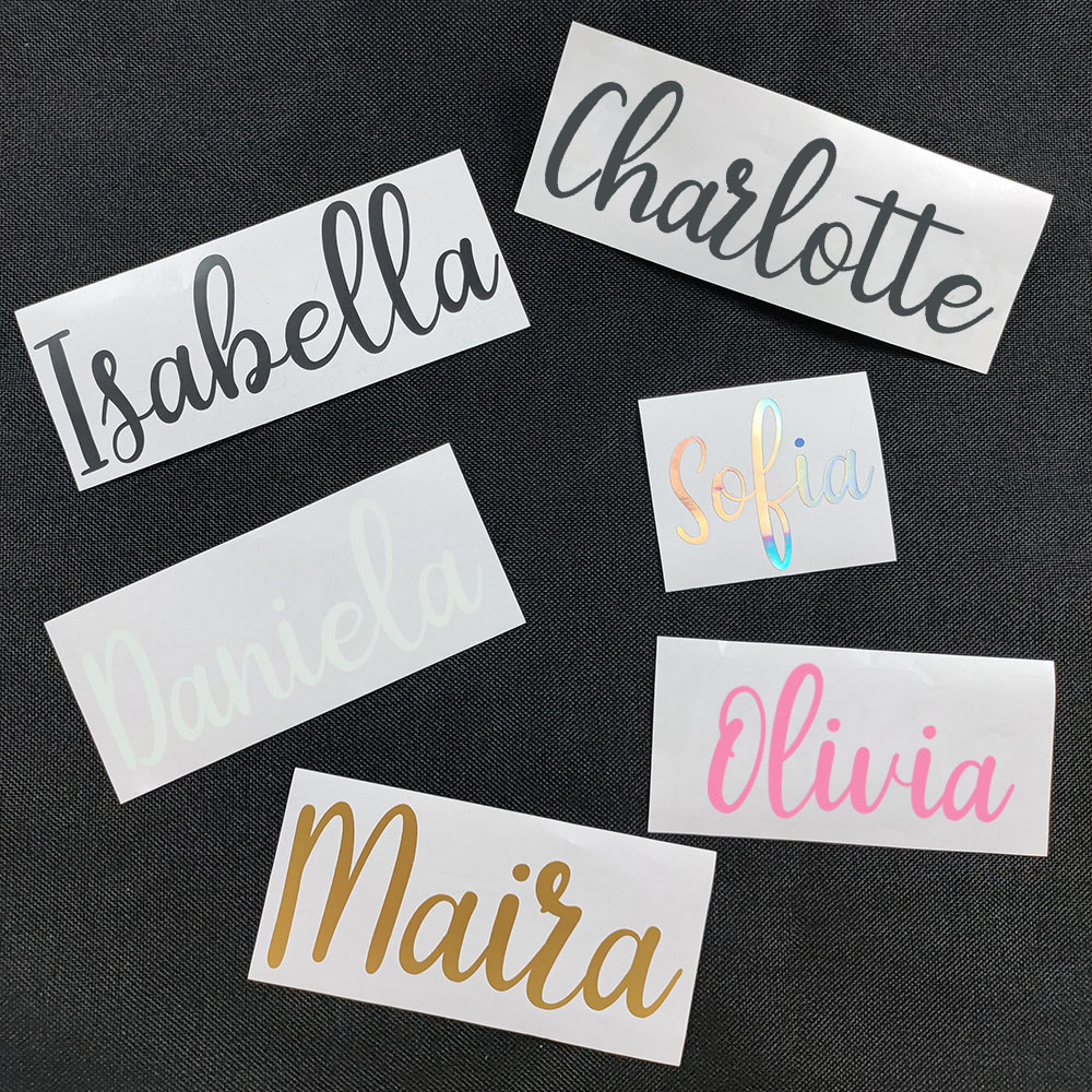1PC ปรับแต่งชื่อสติกเกอร์ที่ถอ - Home Decor Wall Stickers บทวิจารณ์และราคา