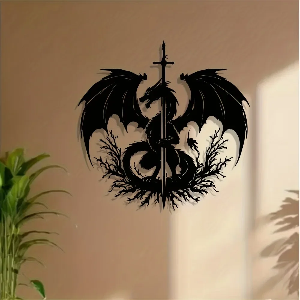 ดาบมังกร 1 ชิ้น งานศิลปะติดผนั - Home Decor Medieval บทวิจารณ์และราคา