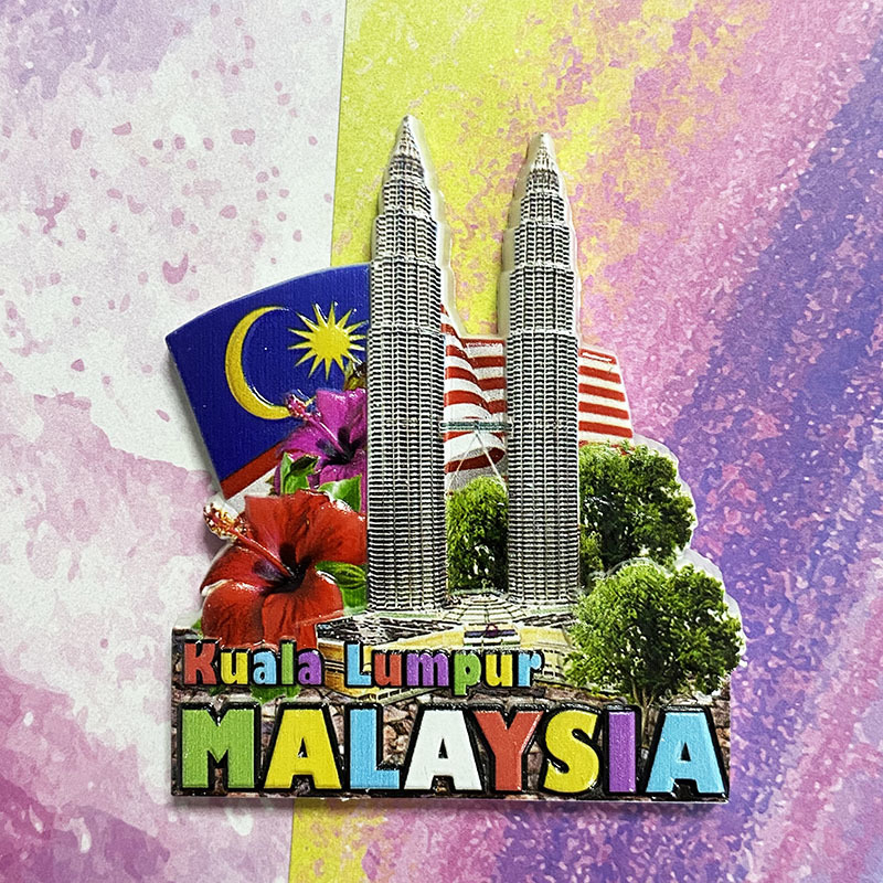 แม่เหล็กติดตู้เย็นรูปหอคอยคู่ก - Home Decor Kuala Lumpur บทวิจารณ์และราคา