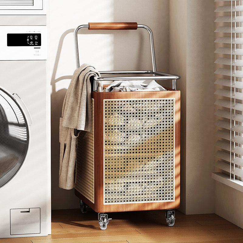 ตะกร้าใส่ผ้าหวายสาน ขนาดใหญ่ พ - Home Decor Hampers บทวิจารณ์และราคา