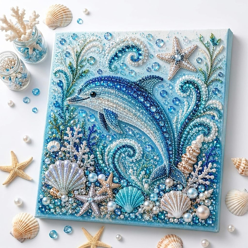 ชุดงานฝีมือไข่มุกธีมมหาสมุทร D - Home Decor Etsy บทวิจารณ์และราคา
