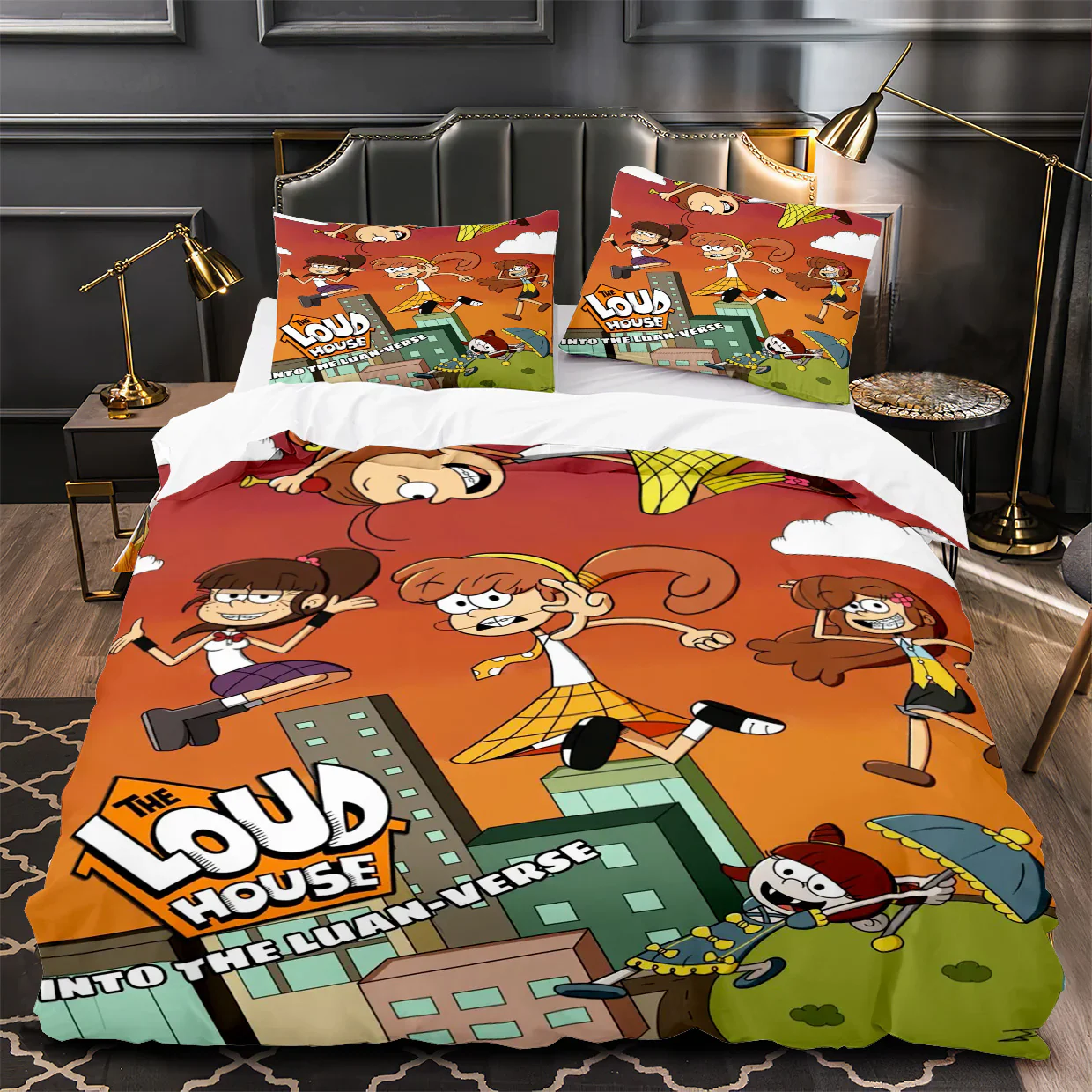 การ์ตูน Loud House 3D พิมพ์ผ้า - Home Decor Etsy บทวิจารณ์และราคา