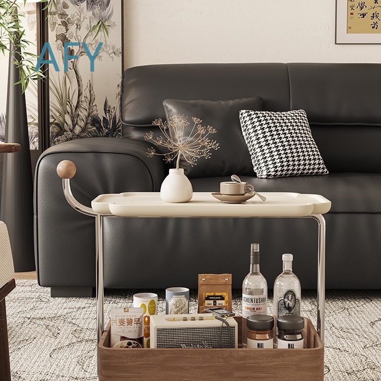 โต๊ะข้างโซฟาแบบวินเทจมีล้อเลื่ - Home Decor On Wheels บทวิจารณ์และราคา