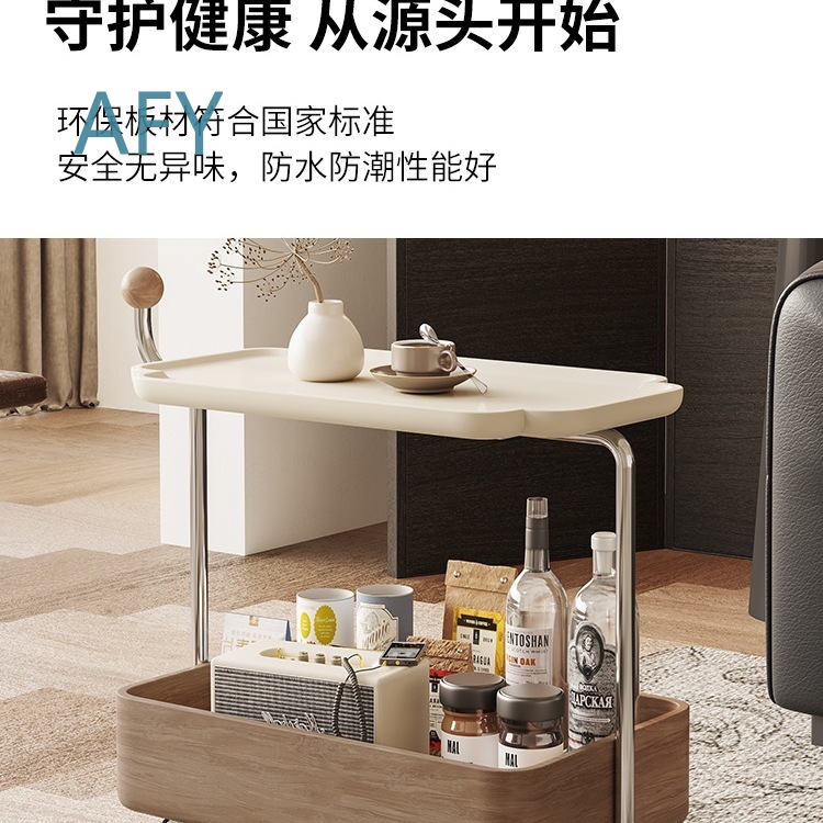 โต๊ะข้างโซฟาแบบวินเทจมีล้อเลื่ - Home Decor On Wheels บทวิจารณ์และราคา