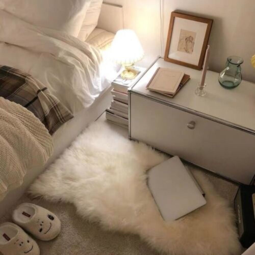 พรมขนปุยเทียมเนื้อนุ่มพรมขนแกะ - Cowhide Rug Faux บทวิจารณ์และราคา