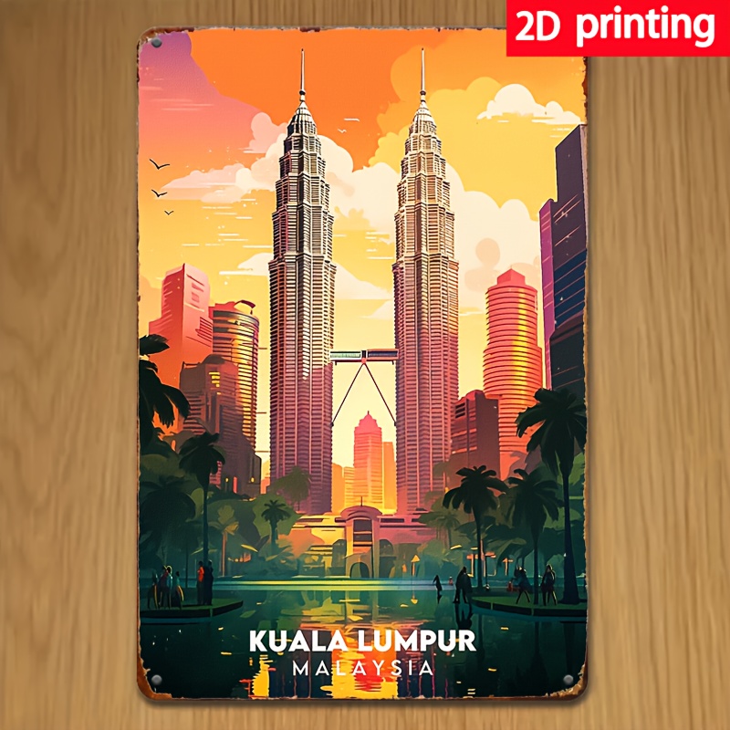 ป้ายโลหะวินเทจ คูอาลาลัมเปอร์  - Home Decor Kuala Lumpur บทวิจารณ์และราคา