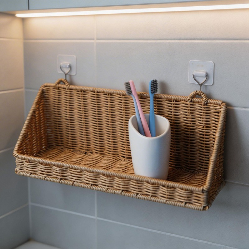 ตะกร้าเก็บของหวายแบบแขวนพร้อมต - Home Decor Hampers บทวิจารณ์และราคา