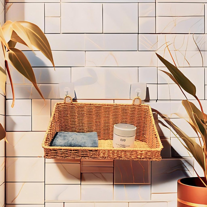 ตะกร้าเก็บของหวายแบบแขวนพร้อมต - Home Decor Hampers บทวิจารณ์และราคา