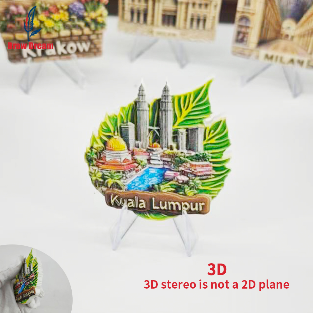 แม่เหล็กติดตู้เย็นลายนูน 3 มิต - Home Decor Kuala Lumpur บทวิจารณ์และราคา