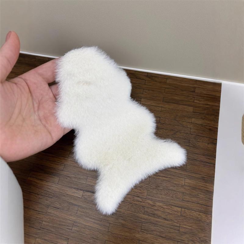 พรมขนแกะเทียมสำหรับบ้านตุ๊กตา  - Cowhide Rug Faux บทวิจารณ์และราคา