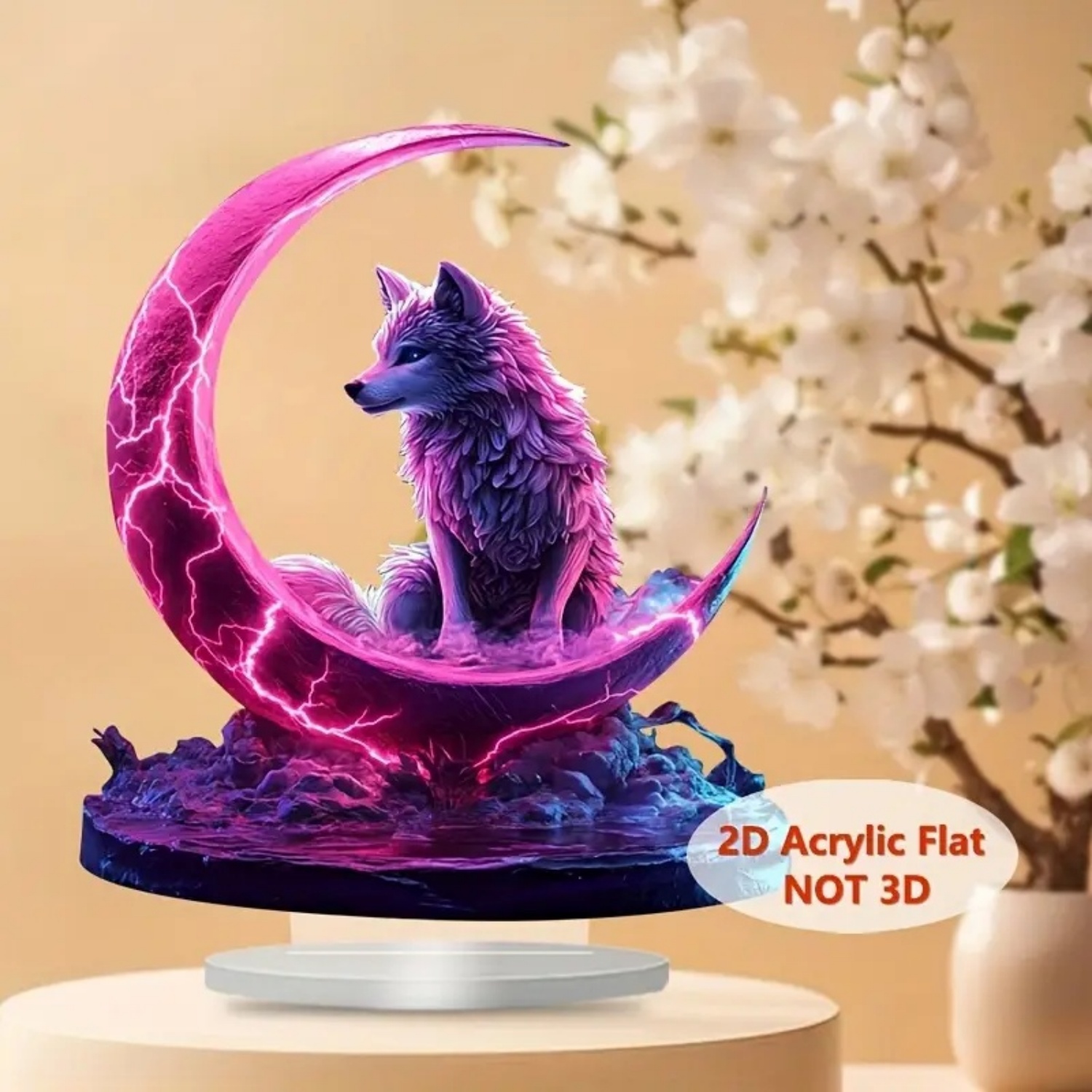 รูปปั้นหมาป่าเปลวไฟ,2D ตุ๊กตาอ - Home Decor Kit บทวิจารณ์และราคา