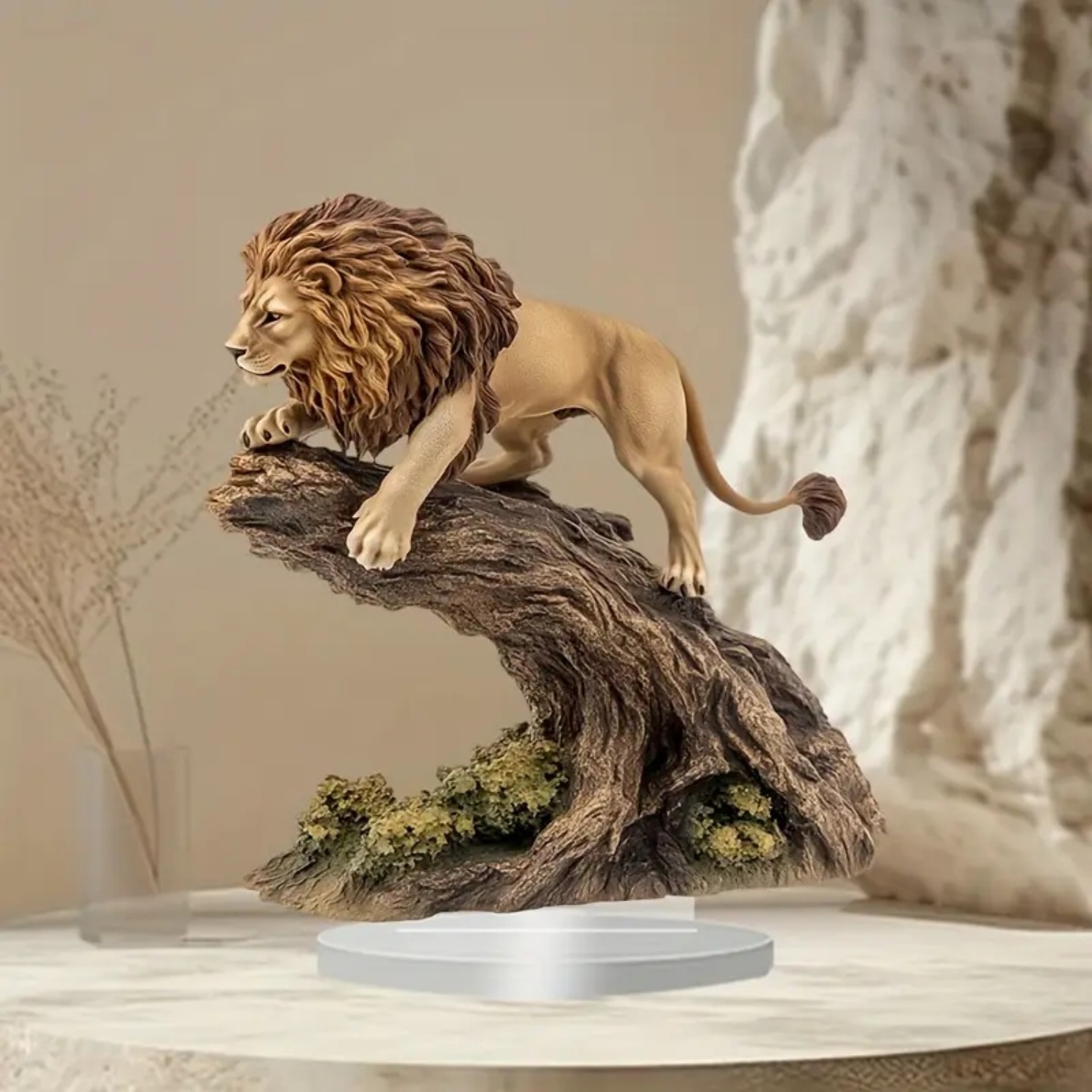 ชายรูปปั้นสิงโต,2Dแบนสัตว์อะคร - Home Decor Kit บทวิจารณ์และราคา