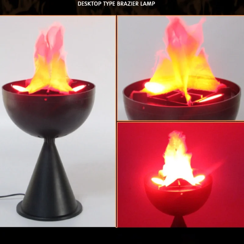 โคมไฟเปลวไฟ 3 มิติ จำลองเตาไฟ  - Home Decor Etsy บทวิจารณ์และราคา