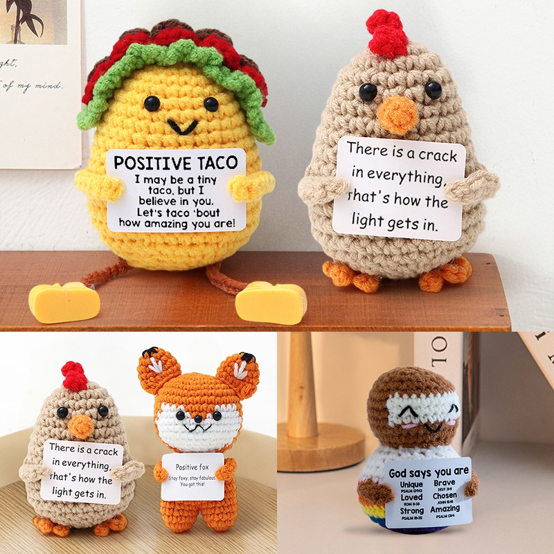 ตุ๊กตาสัตว์ถักโครเชต์ขนาดเล็กท - Home Decor Handmade บทวิจารณ์และราคา