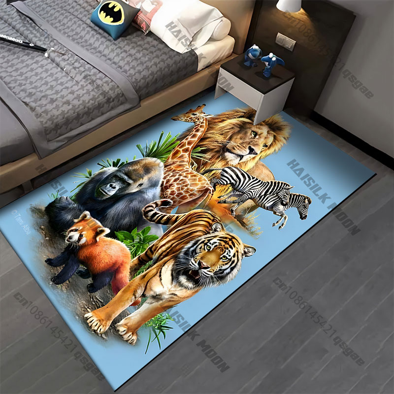 พรมลายสัตว์ป่าในที่อยู่อาศัยตา - Home Decor Habitat บทวิจารณ์และราคา
