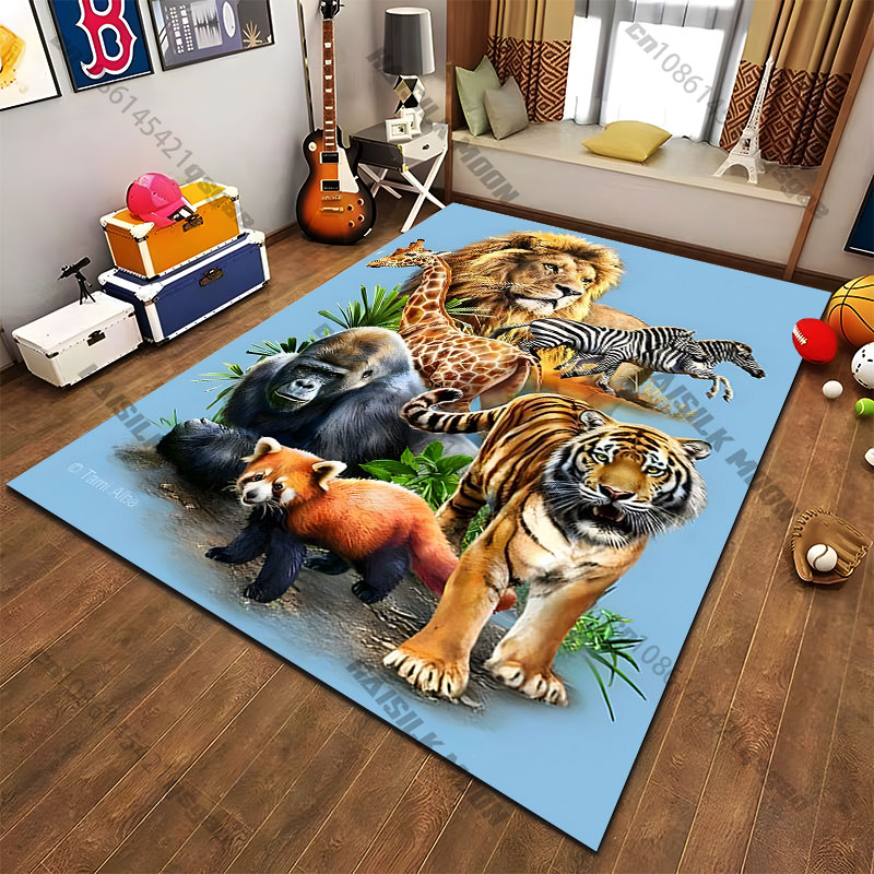 พรมลายสัตว์ป่าในที่อยู่อาศัยตา - Home Decor Habitat บทวิจารณ์และราคา