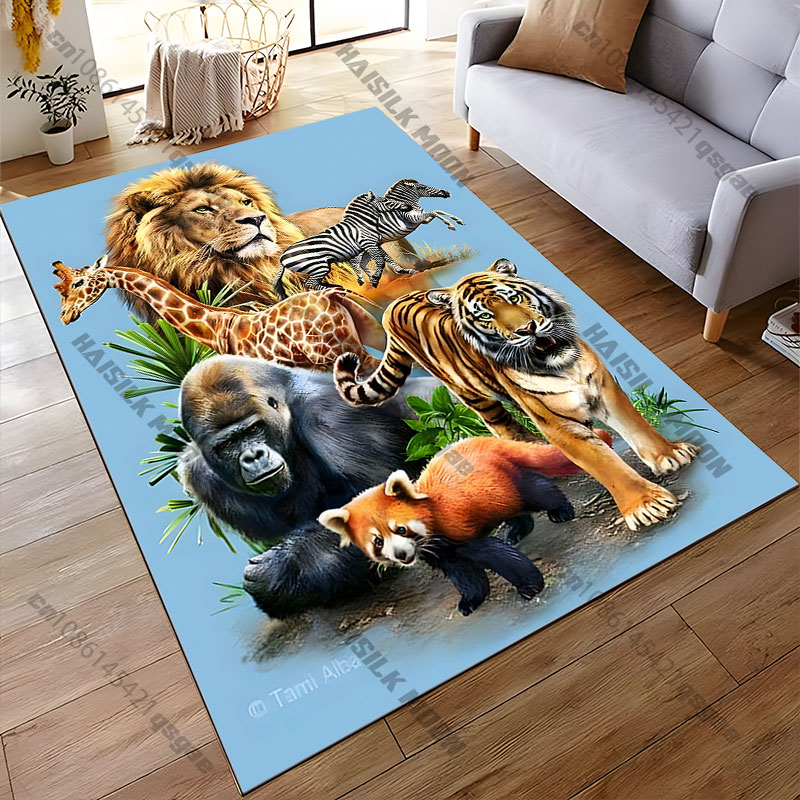 พรมลายสัตว์ป่าในที่อยู่อาศัยตา - Home Decor Habitat บทวิจารณ์และราคา