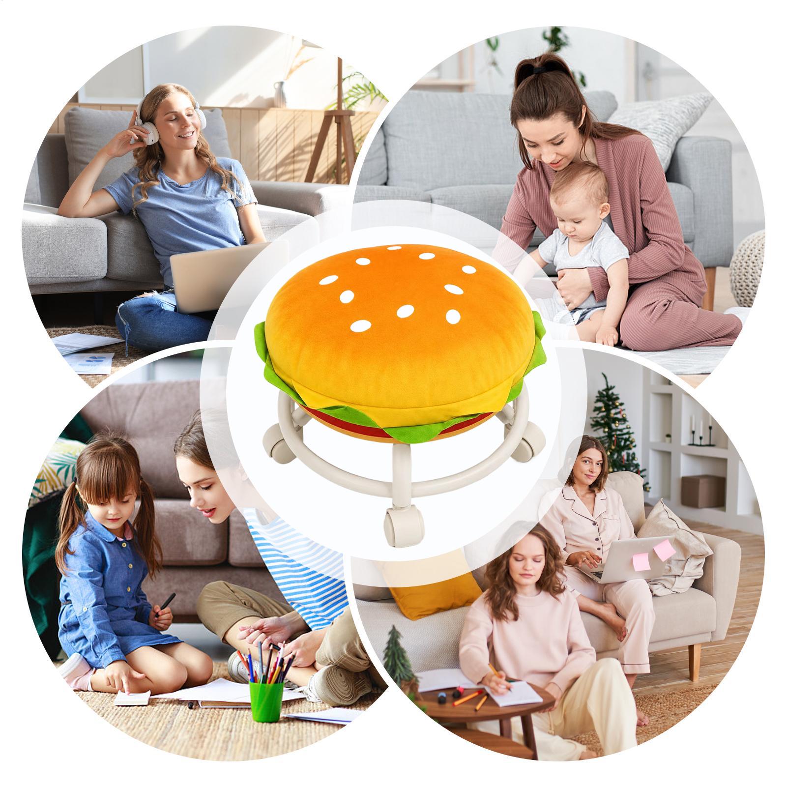 เก้าอี้สตูลมีล้อ นุ่ม น่ารัก น - Home Decor On Wheels บทวิจารณ์และราคา