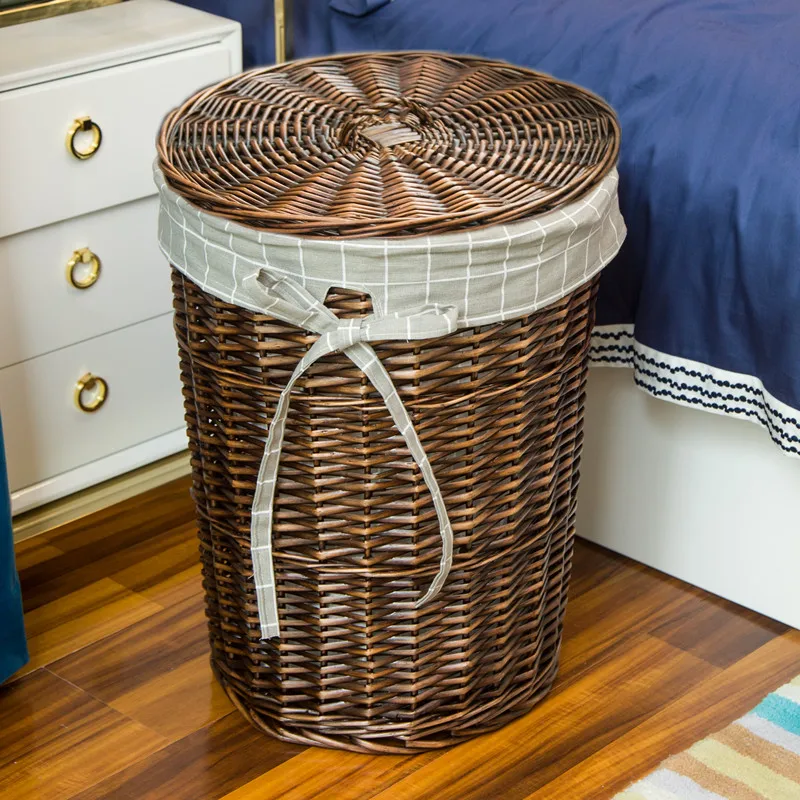 ตะกร้าหวายสานสำหรับใส่เสื้อผ้า - Home Decor Hampers บทวิจารณ์และราคา