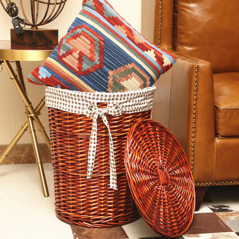 ตะกร้าหวายสานสำหรับใส่เสื้อผ้า - Home Decor Hampers บทวิจารณ์และราคา