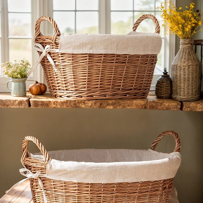 ‌ ตะกร้าใส่เสื้อผ้าสกปรกแบบหวา - Home Decor Hampers บทวิจารณ์และราคา