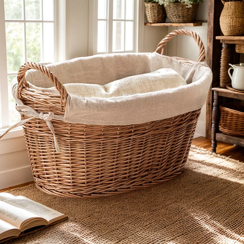 ‌ ตะกร้าใส่เสื้อผ้าสกปรกแบบหวา - Home Decor Hampers บทวิจารณ์และราคา