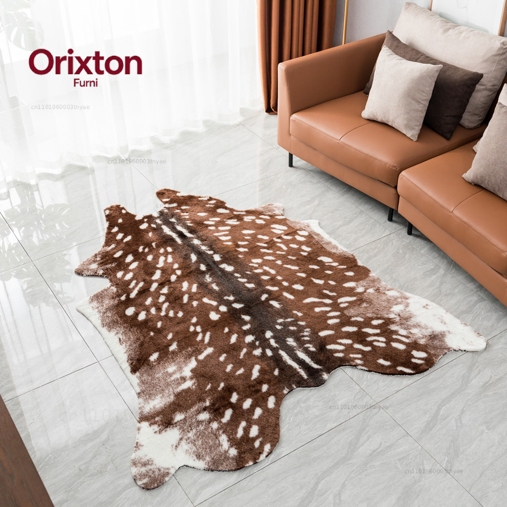 พรมลายหนังกวางเทียม แฟชั่นสุดฮ - Cowhide Rug Faux บทวิจารณ์และราคา