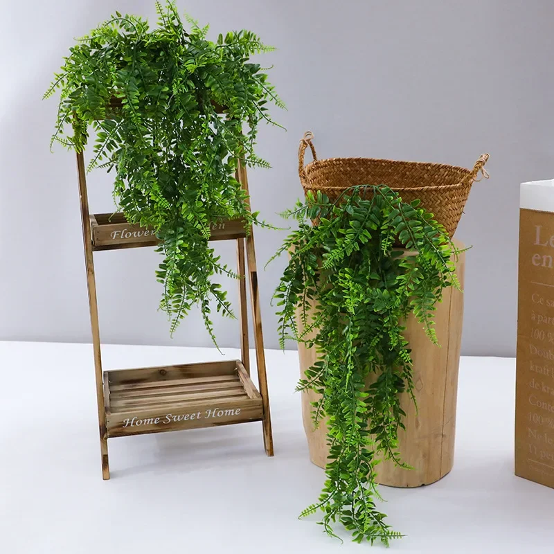 พืชแขวนประดิษฐ์ 32 นิ้วปลอมบอส - Rattan Plant Basket บทวิจารณ์และราคา