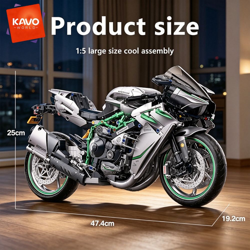 KAVOWORLD 1:5 ชุดตัวต่อรถจักรย - Home Decor On Wheels บทวิจารณ์และราคา