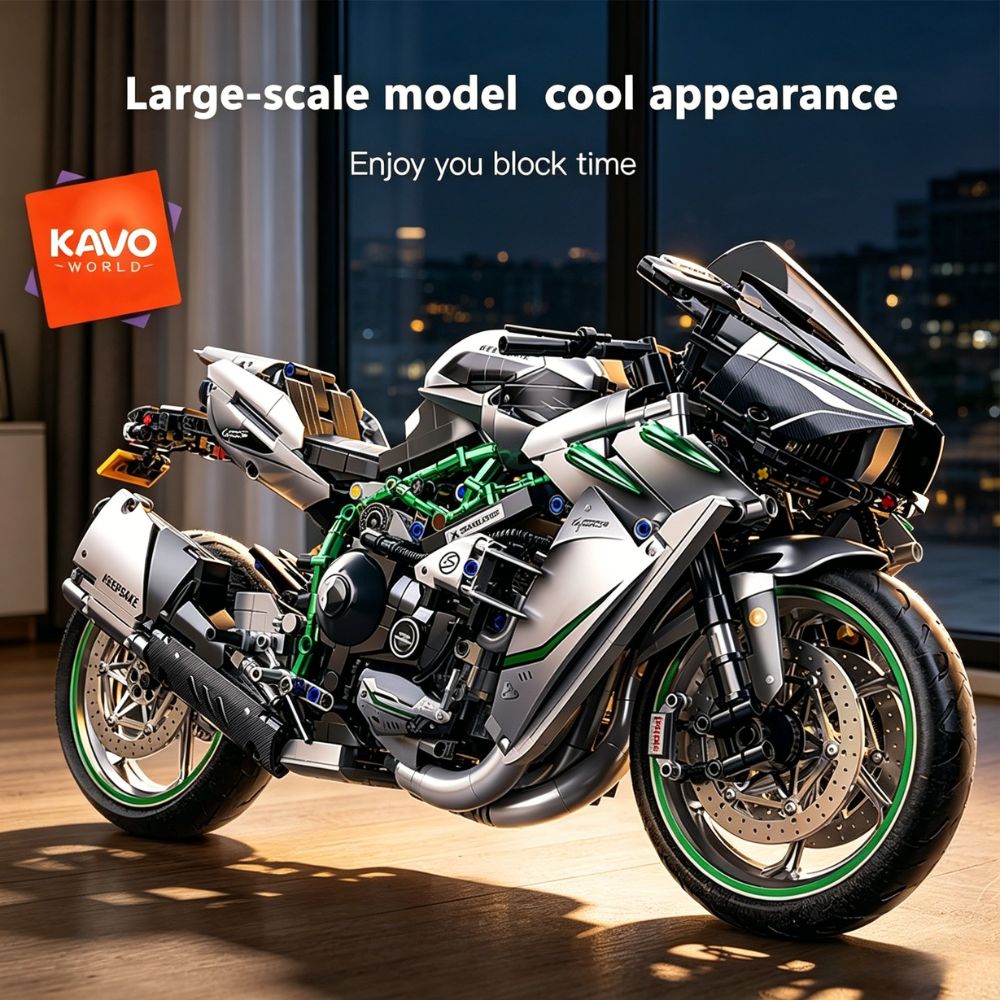 KAVOWORLD 1:5 ชุดตัวต่อรถจักรย - Home Decor On Wheels บทวิจารณ์และราคา