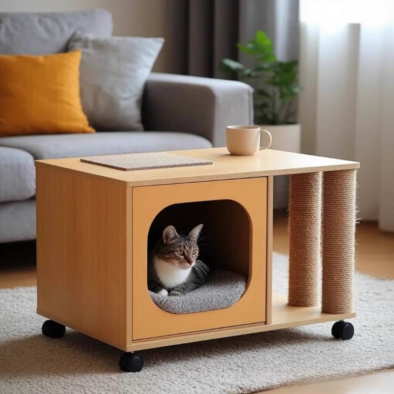 โต๊ะข้างเตียงแบบมีล้อ สไตล์ญี่ - Home Decor On Wheels บทวิจารณ์และราคา