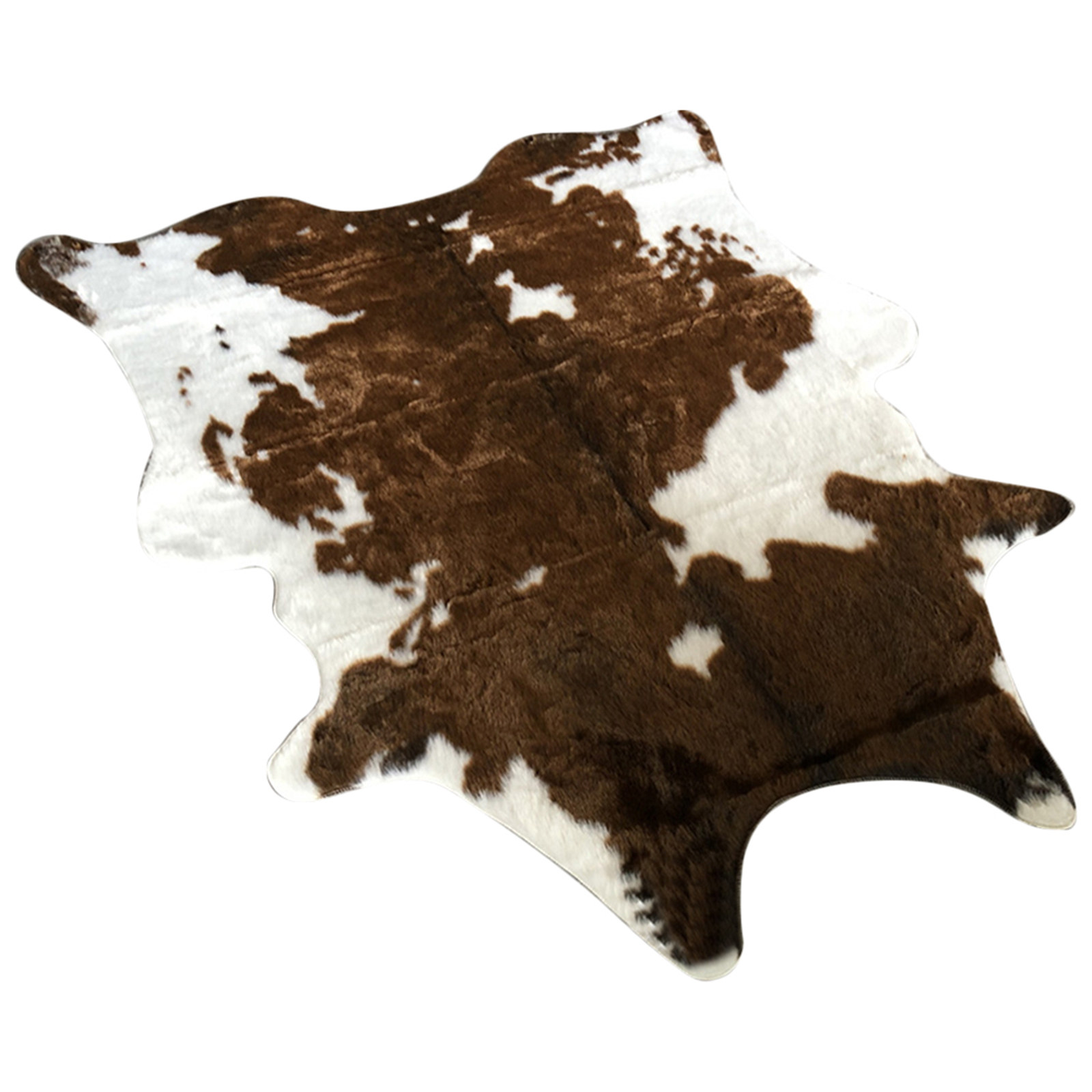 พรมหนังเทียม พรมลายหนังวัว พรม - Cowhide Rug Faux บทวิจารณ์และราคา