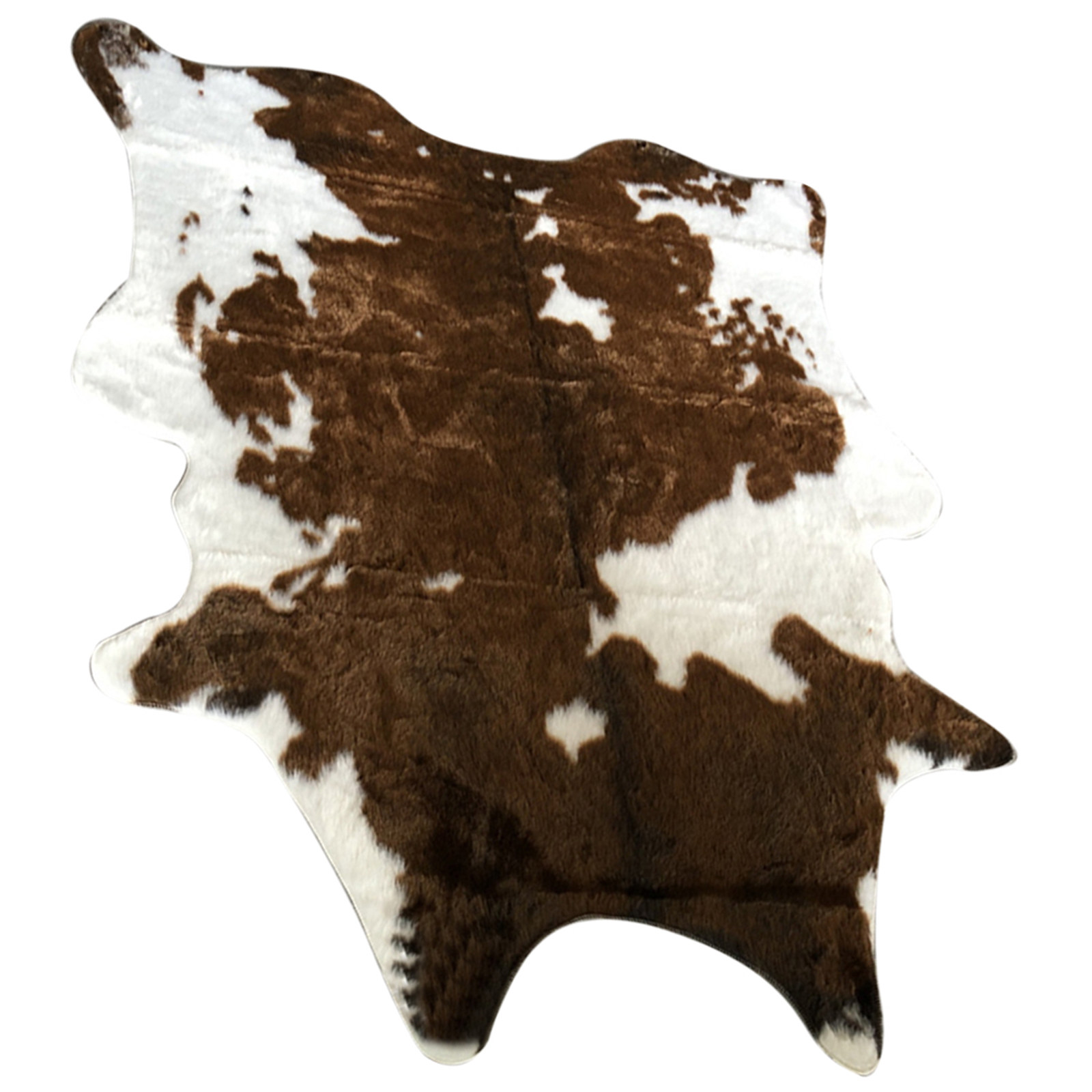 พรมหนังเทียม พรมลายหนังวัว พรม - Cowhide Rug Faux บทวิจารณ์และราคา