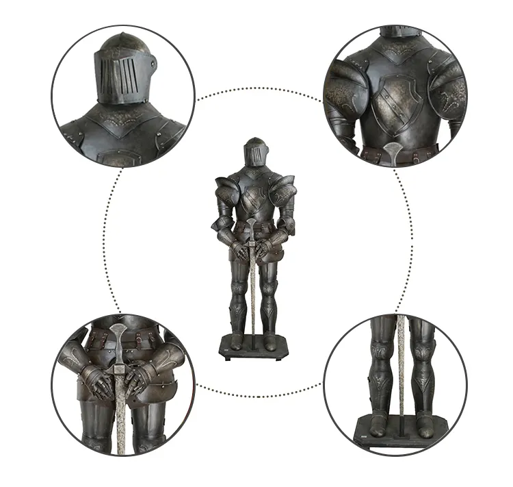 ชุดเกราะอัศวินยุคกลางแบบสั่งทำ - Home Decor Medieval บทวิจารณ์และราคา