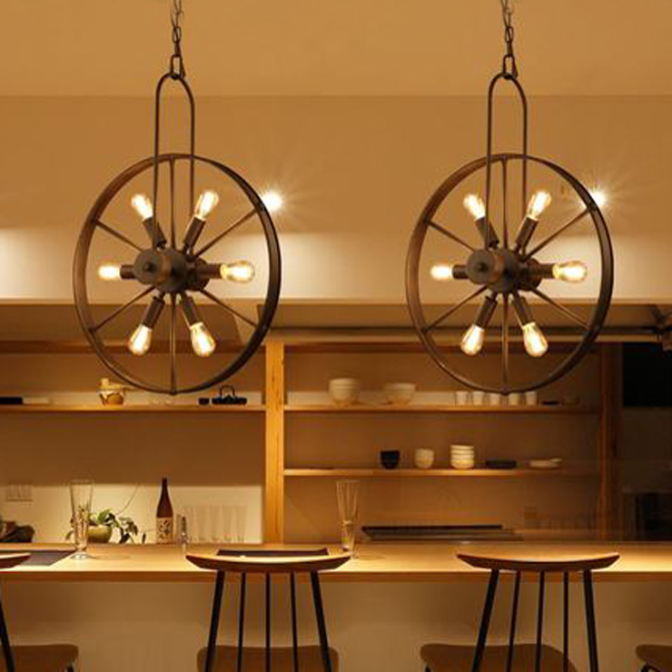 Retro Vintage ล้อโคมระย้า cafe - Home Decor On Wheels บทวิจารณ์และราคา